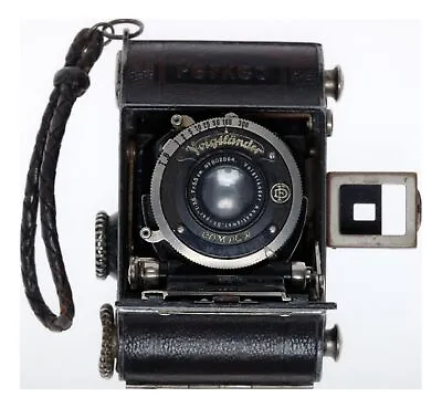 Voigtlander Perkeo 3x4 Folding 127 Roll Film Camera Skopar 3.5 F=5.5cm • $345
