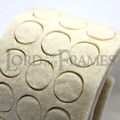 90 X 4mm Felt Pads Bumps Protect Wall Straight Picture - Furniture Trophy Floor • £5.25