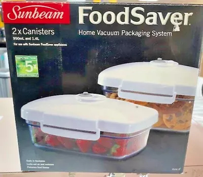 Sunbeam FoodSaver Canisters • $59.99