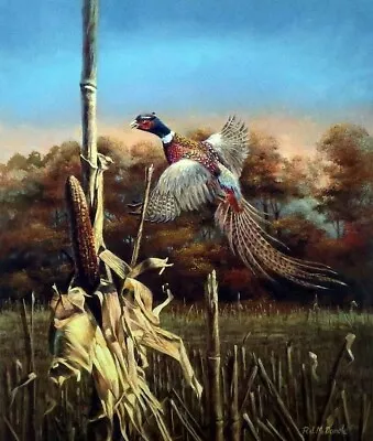 R.J. McDonald Autumn Jewel Pheasant Farm S/N Print • $125