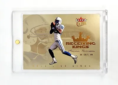 GOLD PARALLEL SP /50 MINT 2004 Fleer Ultra Marvin Harrison Receiving Kings COLTS • $29.99