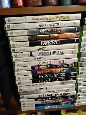 Xbox 360 Games With Manuals ~ Better Then VG Condition! • $24