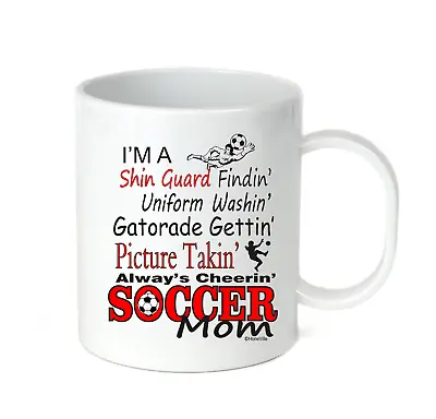 $21.71 • Buy Coffee Cup Mug Travel 11 15 Oz Sports I'm A Soccer Mom Picture Takin' Uniform
