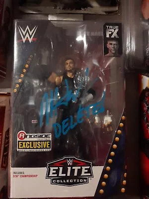 Matt Hardy Autographed Coa Wwe Elite Ringside Exclusive  • $120