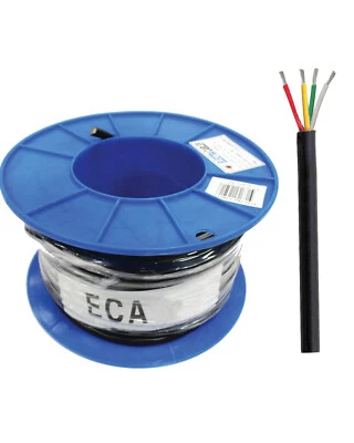 $240.99 • Buy 3MM 4 Core Multi Trailer Automotive Cable 100 Meters ECA34-100