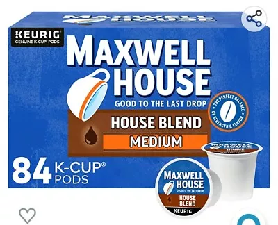 Maxwell House Medium Roast House Blend  Keurig K-Cup Coffee Pods (84 Count) • $39.96