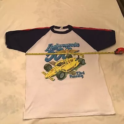 Vintage 1988 Indy 500 T-shirt Indianapolis 500 Racing Size Xl • $57