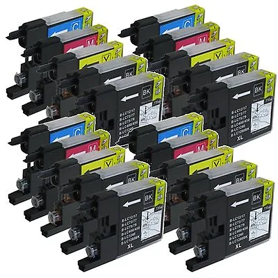 20 Pk LC75 LC-75 Ink Fits Brother MFC-J280W MFC-J425W MFC-J430W MFC-J435W • $19.88