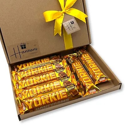 £11.99 • Buy Honeycomb Yorkie Bar Gift Chocolate Box | Hamper | Fathers Day | Birthday Box