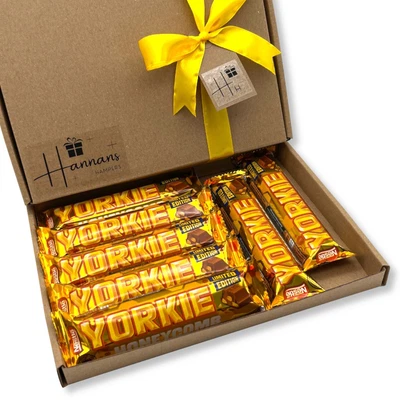 £11.99 • Buy Honeycomb Yorkie Bar Gift Chocolate Box | Hamper | Fathers Day | Birthday Box