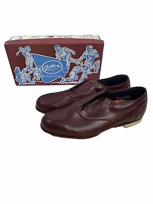 Vintage Gotham Bowling Shoes Mens 10 NOS Brown Padi 1453 Leather 60s 70s • $62.77