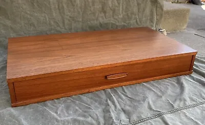 Vintage Mid Century Modern Teak Flatware Jewelry Chest Drawer Avalon Modular • $165