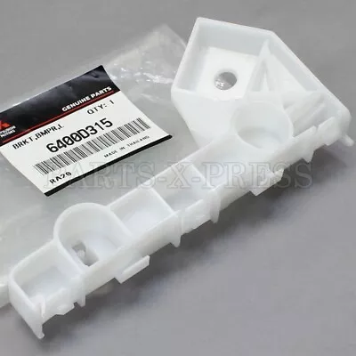 Oem Mitsubishi Mirage 2014 - 2015 White Left Front Bumper White Bracket 6400d315 • $17.98