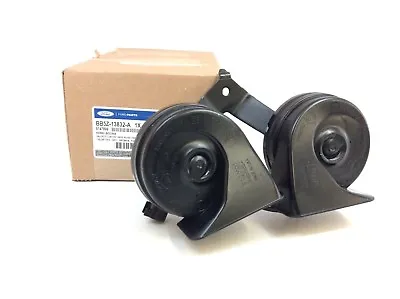 2011-2015 Ford Explorer Dual High Low Note Electric Horn With Bracket New OEM • $62.63