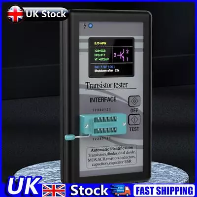 M328 Diode Triode Tester Capacitance Resistor Meter ESR MOS Meter Multifunction  • £15.99