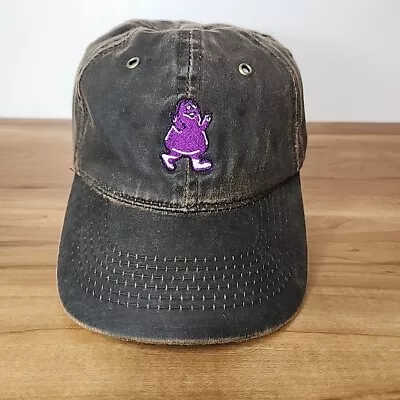 McDonald's GRIMACE Embroidered 0n Brown Hat Strapback Cap • $21.99