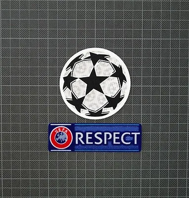 UEFA Champions League Starball & RESPECT Sleeve Patches/Badges 2012-2021 • £8.20