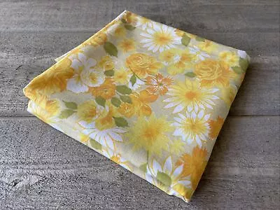 Vintage Yellow Flower Power Standard Pillowcase • $9.95