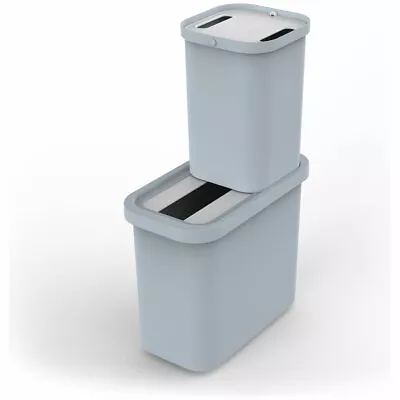 $105 • Buy NEW Joseph Joseph GoRecycle 46L Recycling Collector & Caddy Set Blue 30112