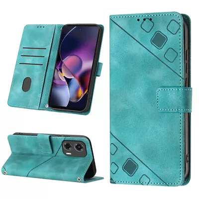 For Motorola G Stylus Power Play G 5G 2024 Leather Embossed Wallet Phone Case • $8.88