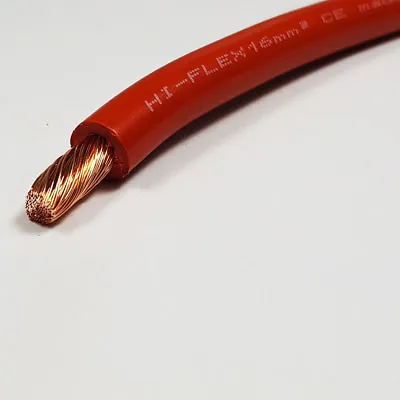 £23.75 • Buy 16mm2 110 A Amps Flexible PVC Battery Welding Cable Black Red 1 - 100M M Lengths