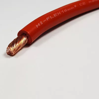 £23.75 • Buy 16mm2 110 A Amps Flexible PVC Battery Welding Cable Black Red 1 - 100M M Lengths