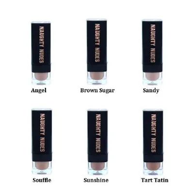 W7 Naughty Nudes Natural Nude Lipsticks Assorted Shades • £4.45