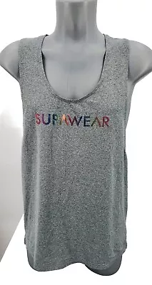 Supawear Racerback Tank Top Gray Soft Men's Size Large Great Condition  • $15.99