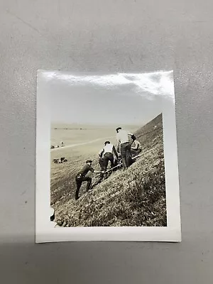 Vintage Original Harley Davidson Motorcycle Hill Climb Photo #1 • $24.99