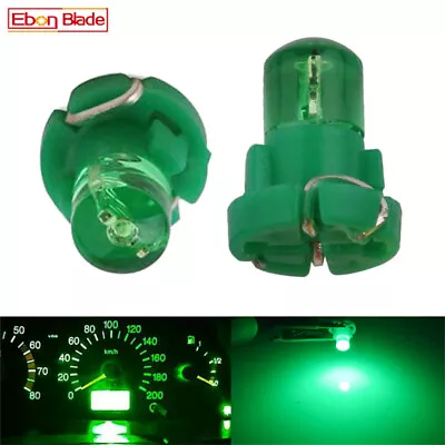2Pcs Car Auto LED T3 COB Green Dashboard Light Switch Gauge Bulb Map Globe 12V • $2.96