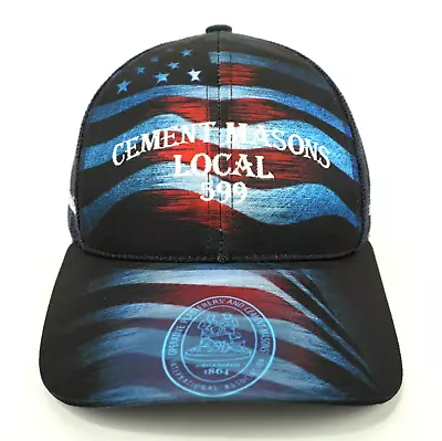 Operative Plasterers & Cement Masons Local 599 Adult Baseball Cap Hat Blue Flag • $24.99