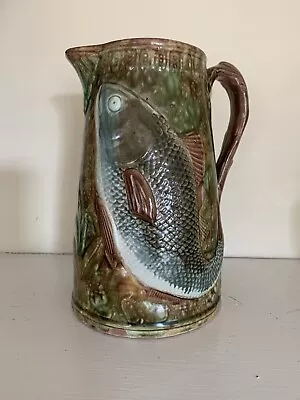 Antique Majolica Flying Fish Pitcher • $79.99
