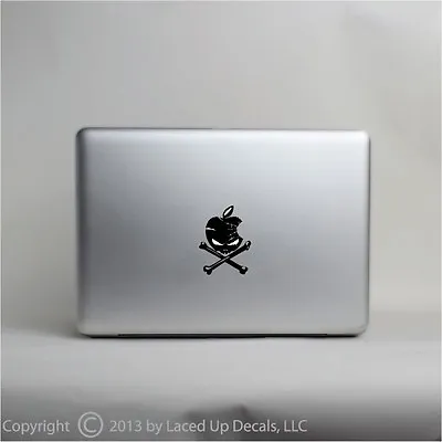 Apple Skull Macbook Pro Skin Iphone Vinyl Decal Sticker • $6.95