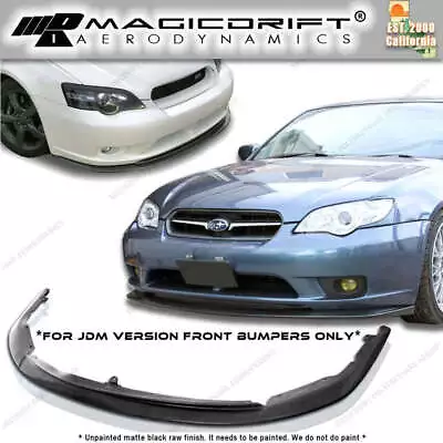 NEW CS1 Style Front Bumper Lip Urethane Plastic For JDM 05 06 07 SUBARU LEGACY • $73.84