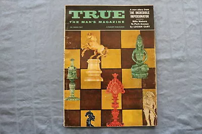 1957 March True Magazine - The Incredible Impersonator Cover - Sp 4922h • $30