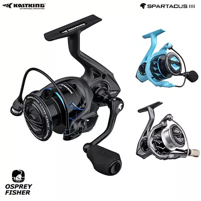 2023 KastKing SPARTACUS III Spinning Fishing Reel 10+1BB 6.2:1 Fresh/Saltwater • £106.61