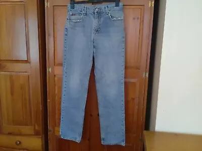 £4 • Buy Lee Cooper Unisex Jeans Faded/Distressed Size 32w 34 Leg