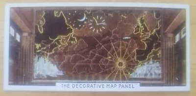QUEEN MARY (Cunard White Star) C1936 Collectors Card -The Decorative Map Panel • $15