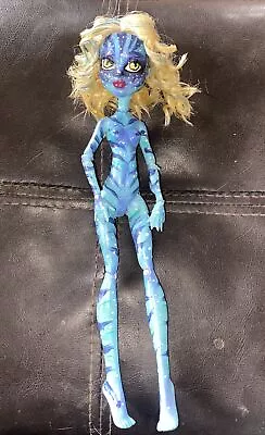 OOAK Avatar Repainted Custom Lagoona Blue Monster High Doll • $45