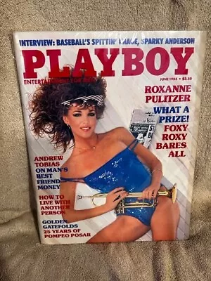 Playboy Magazine June 1985 Cover: Roxanne Pulitzer  Playmate: Devon De Vazquez • $5.99