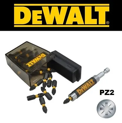£9.96 • Buy DeWALT Extreme Screwdriver Bit Set X15 Impact Torsion Bits + Magnetic Bit Holder