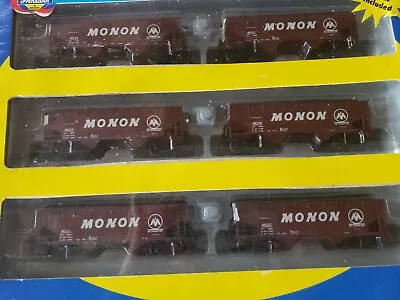 Athearn Monon Offset Side Hopper 6 Pack  91188 • $90