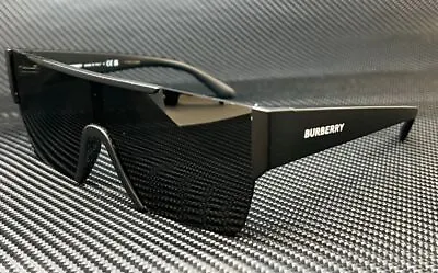 BURBERRY BE4291 346487 Matte Black Grey Rectangle Men's Sunglasses 60 Mm • $162