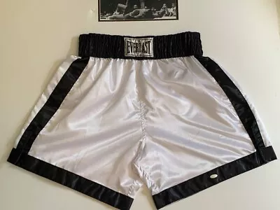 Muhammad Ali Signed Everlast Boxing Trunks Shorts Authenticated Steiner • $1999