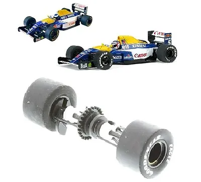 Scalextric W9899 Rear Axle Wheels Tyres For Williams FW14B F1 C2971 C2971 C3094 • £6.99