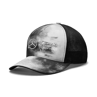 Mercedes AMG Petronas F1 Formula One Team Cap Tie Dye Smoke Color Trucker Hat • £35