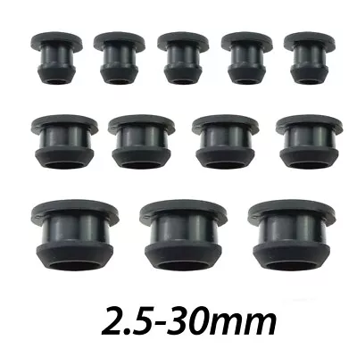 Silicone Rubber Snap-in Grommet Plug Bungs Cable Wiring Protect Bushes 2.5~30mm • £1.74