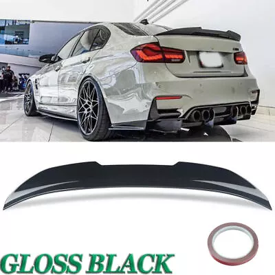 For 12-18 BMW F30 330i 335i F80 M3 Gloss Black HighKick PSM Style Trunk Spoiler • $67.51