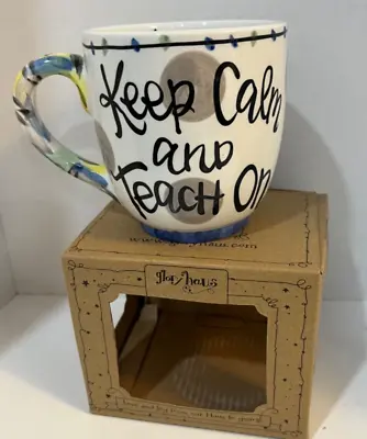 Glory Haus Mug TEACHER Keep Calm And Teach On.  New In Box. • £18.31