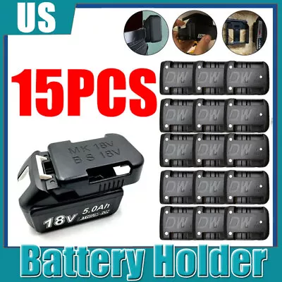 15 Pack Battery Holder For Makita/Bosch 14.4C/18V Tool Batteries US • $18.99